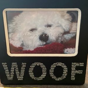 Picture Frame WOOF 4x6 pic